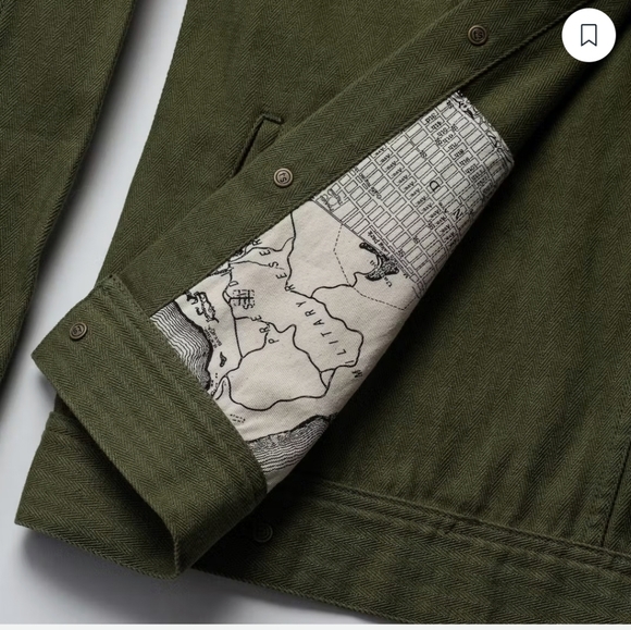 Taylor Stitch The Long Haul Jacket in Olive Herringbone - Picture 10 of 16